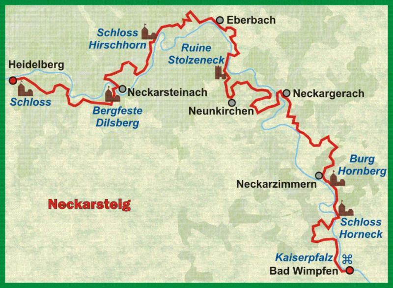 Neckarblick,Natur, Altstadt 希尔施霍恩 外观 照片